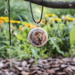 Zodiac   necklace  Lion